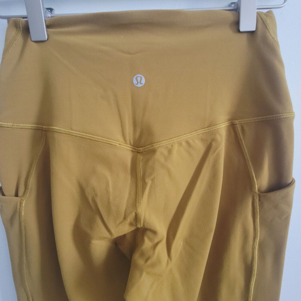 Lululemon Align Hi Rise Pant Pockets Size 6 Spiced Bronze Leggings Nulu - Picture 3 of 16